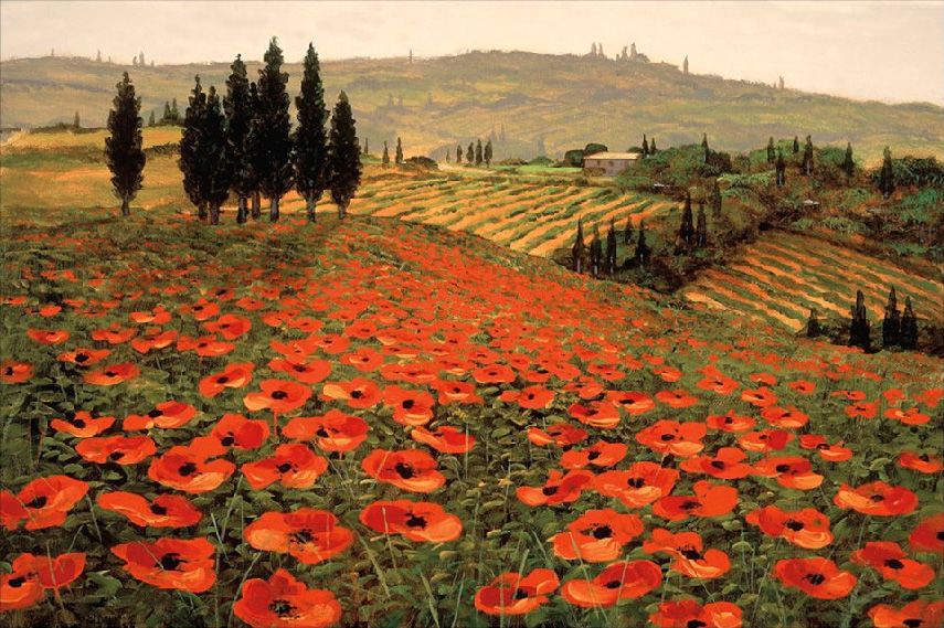 Unknown Artist Hills of Tuscany I